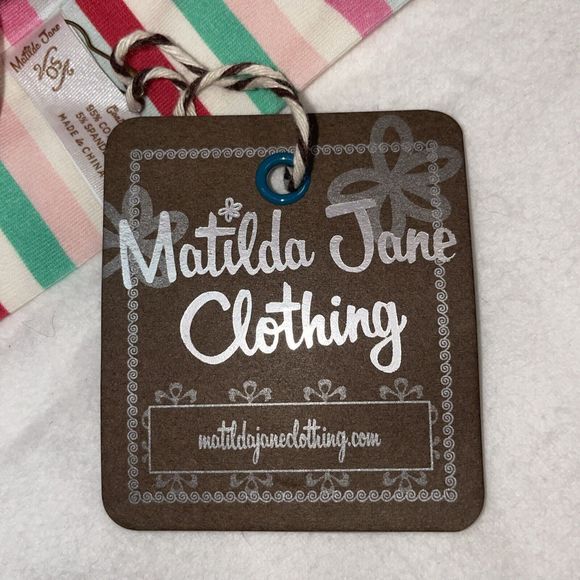 Girls Matilda Jane Wonderment Berry Fun Headband NWT Candy Striped - Picture 4 of 5